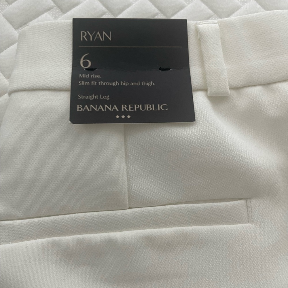 Ryan Straight Pant - NWT WHITE